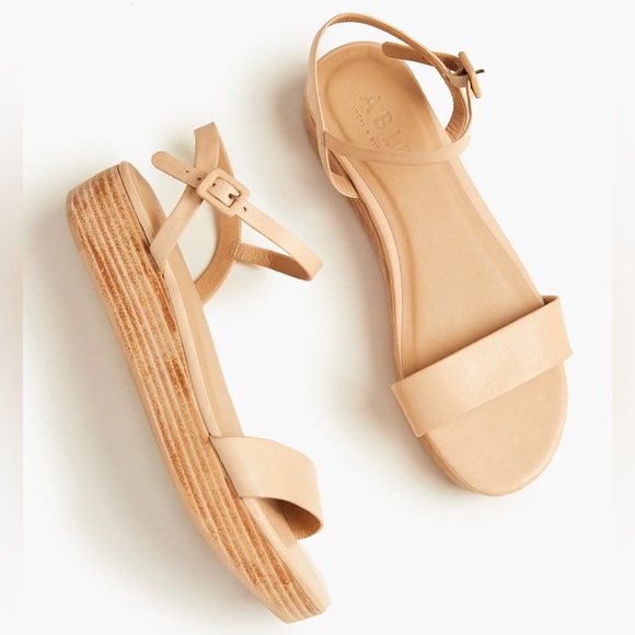 Able shoes Larissa platform sandals 7.5 - Picture 1 of 5